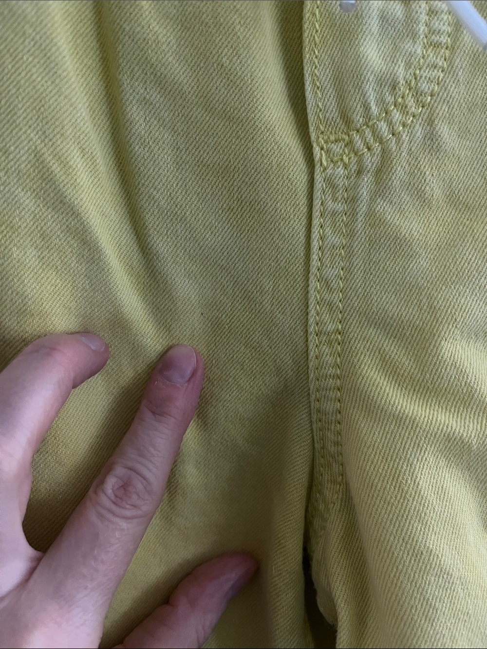 Yellow Casual Denim Shorts Drawstring - Kids Size XL - Picture 5 of 5